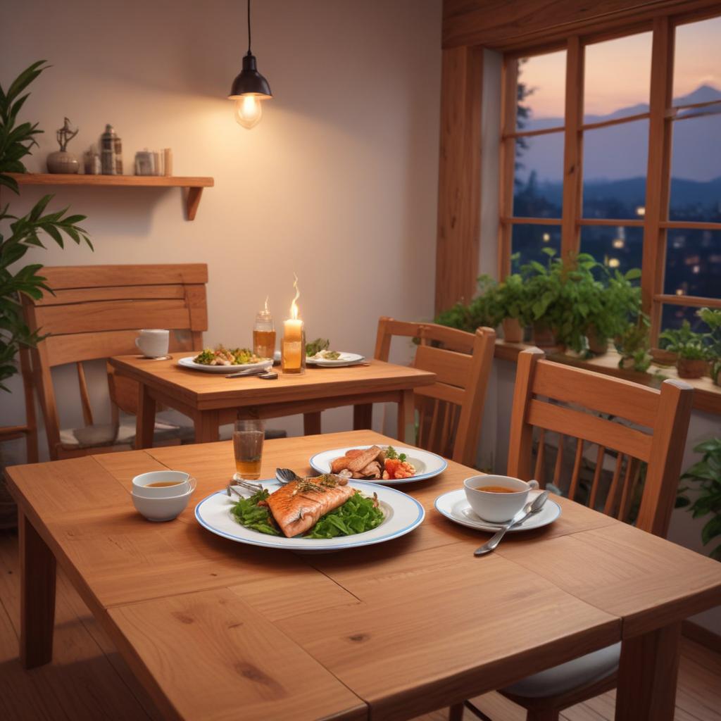 Jantar leve para relaxar à noite