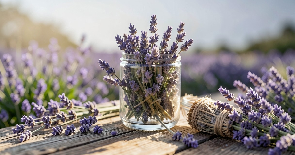 Receitas relaxantes para noites de sono tranquilo e bem-estar — Chá de Lavanda: Aromaterapia em Forma de Bebida