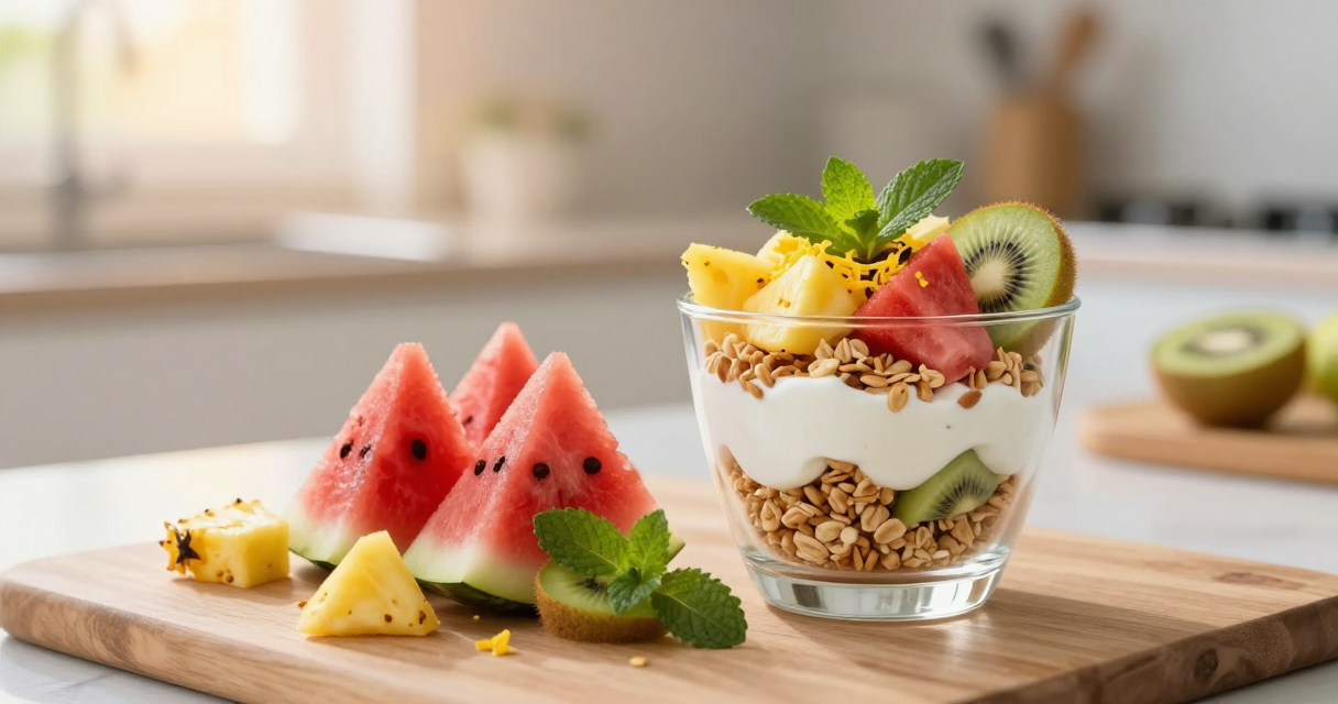 Pratos leves para jantar saudável — O Poder das Frutas como Sobremesa