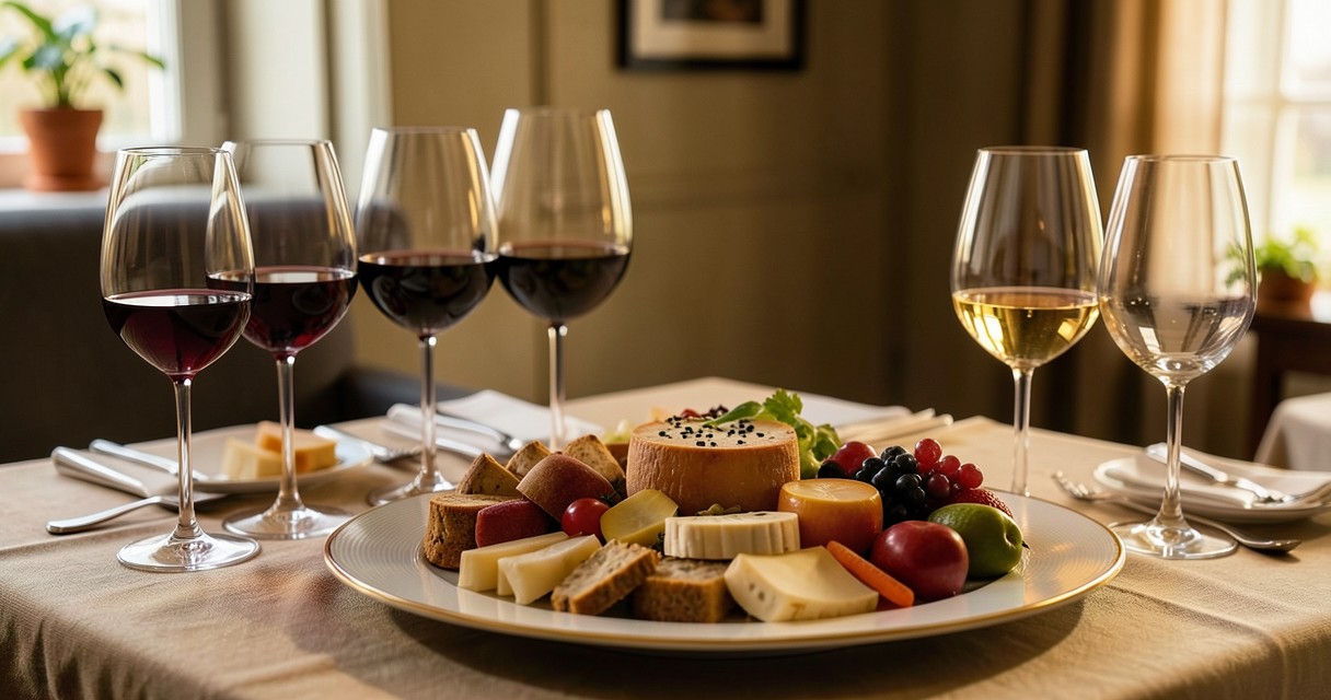 Receitas relaxantes para noites tranquilas com vinho e queijo — 3. Selecione queijos que complementam o vinho