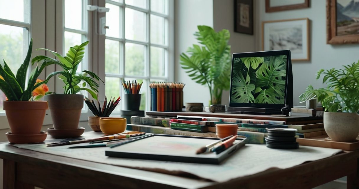 Hobbies criativos para relaxar em casa